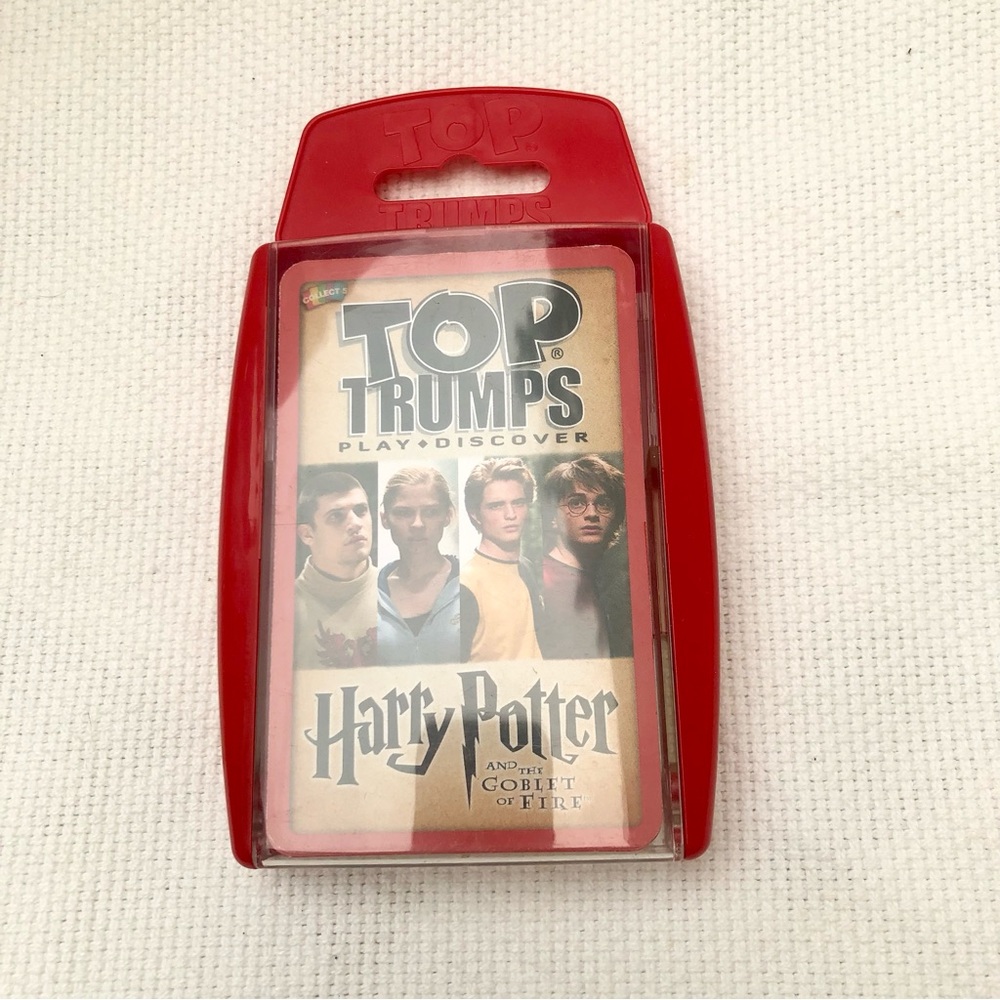 Top Trumps Harry Potter and the Goblet of Fire Card Game in Red Case